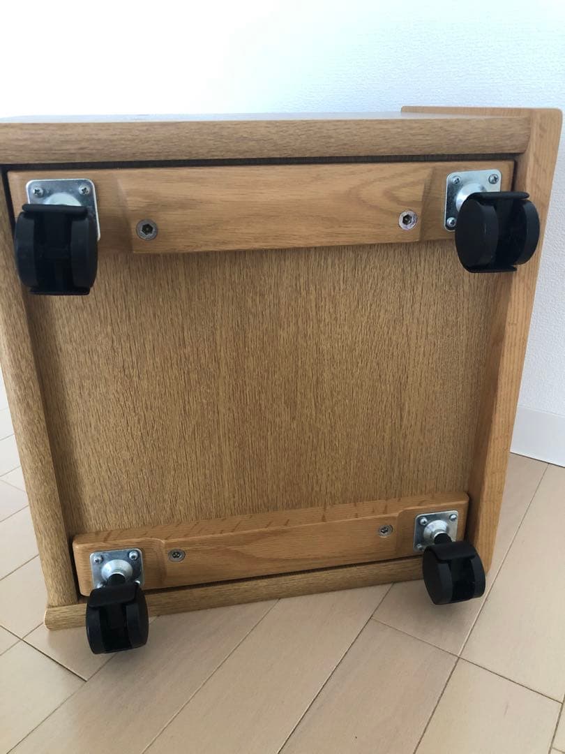 【美品・希少】浜本工芸　縦横変形ラック　キャスター付き収納ボックスマガジンラック