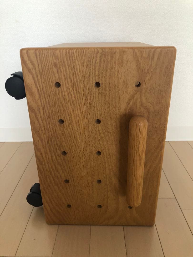 【美品・希少】浜本工芸　縦横変形ラック　キャスター付き収納ボックスマガジンラック