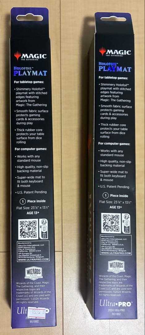 旅するチョコボ　ホログラムプレイマット　2枚セット　MTG holofoil