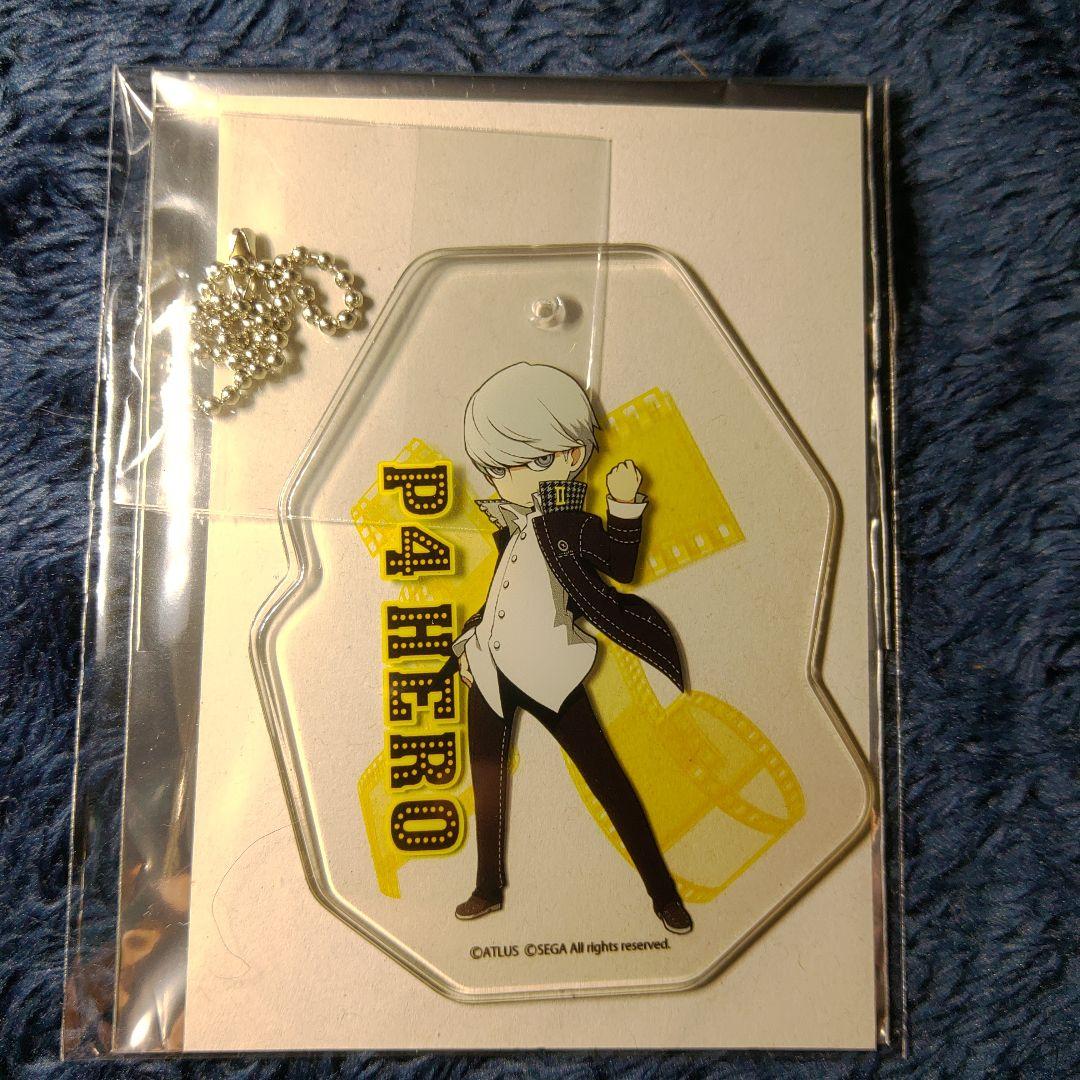 レア　クリアタグ　ペルソナQ2 P4 主人公 鳴上 悠 セガ コラボカフェ