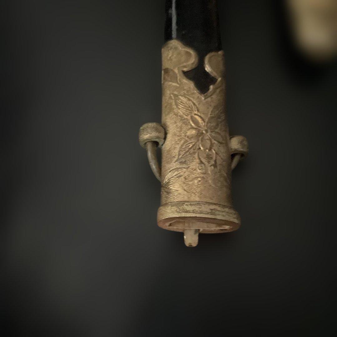 旧日本海軍 指揮刀 模造刀 42㎝ 短剣 軍刀 外装 コレクター収蔵品 短刀