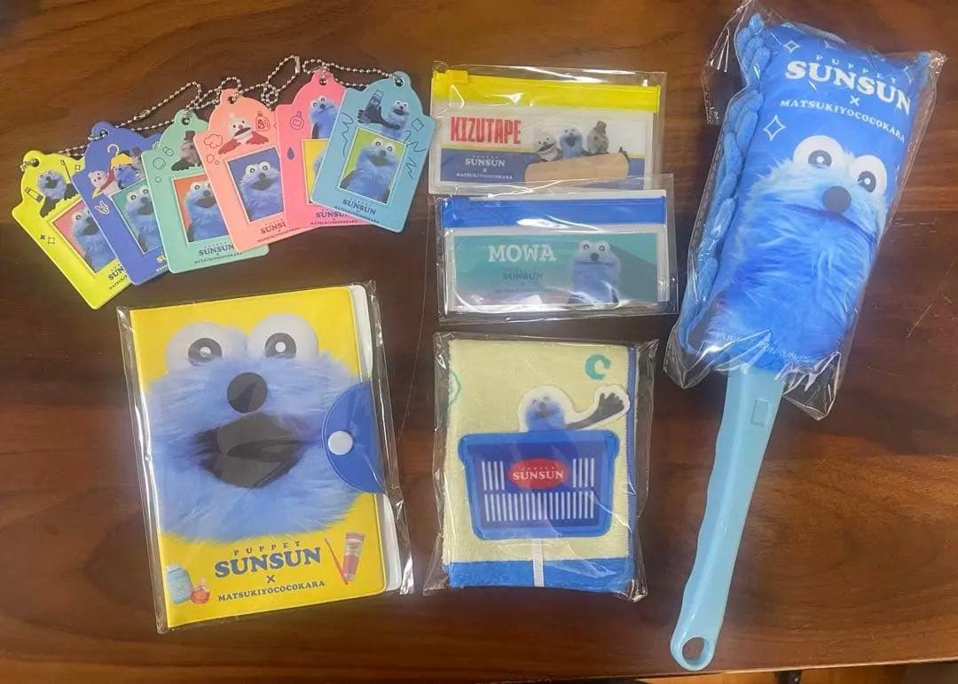 マツキヨ　ココカラ　オリジナルグッズ　コンプリートセット　パペットスンスン