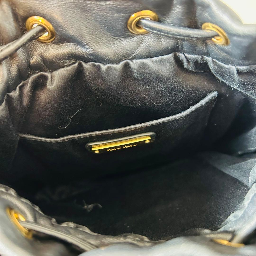 【miu miu】マテラッセ ブラック 2wayハンドバッグ