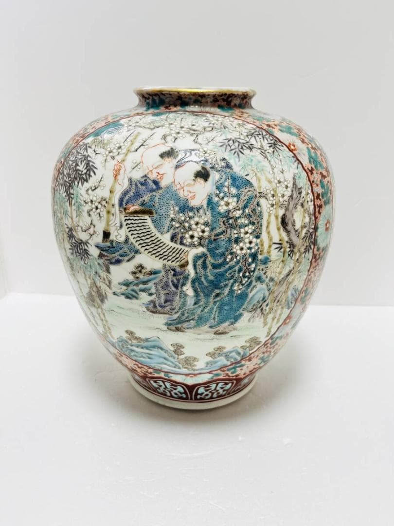 【古物】　中国　楚平作　花瓶　骨董品