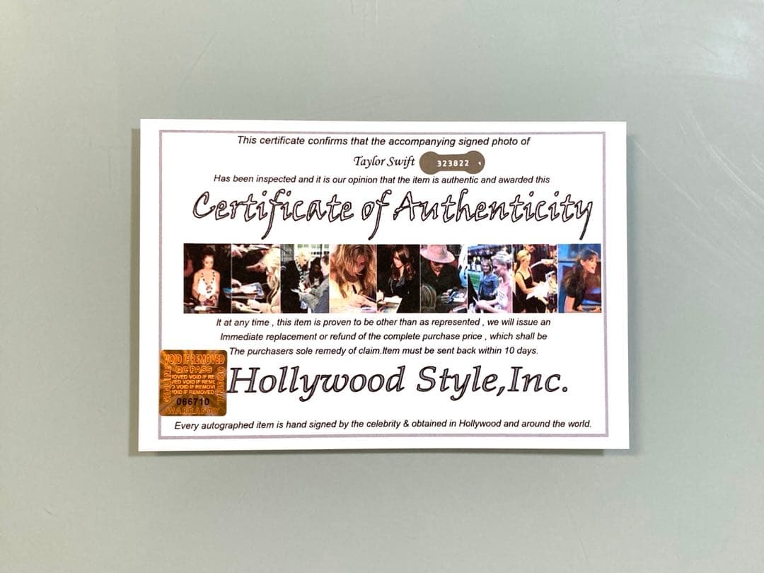 テイラー・スウィフト直筆サイン入り超 特大写真…