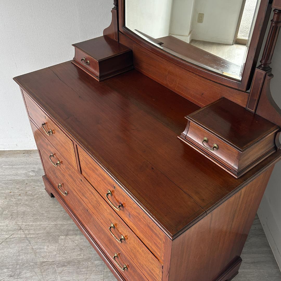 イギリス アンティーク家具 ドレッシングチェスト 鏡台 1930年頃 803A