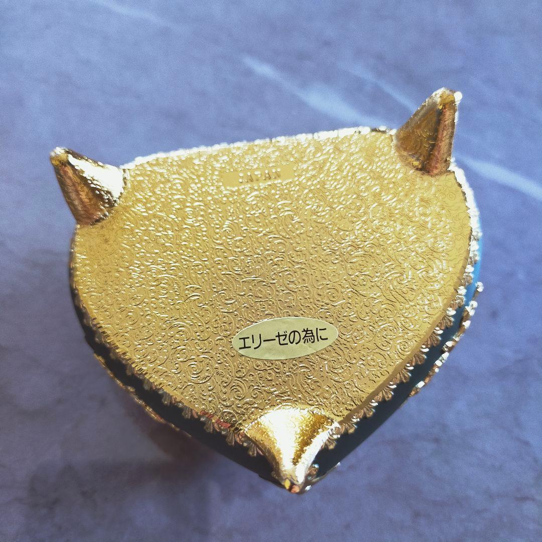 【新品】ハート型 装飾ボックスオルゴール アクセサリー箱 日本製