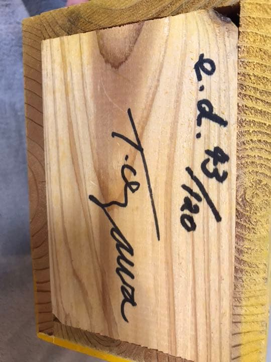 小澤　剛さん　アート作品　【ナスビ牛乳】