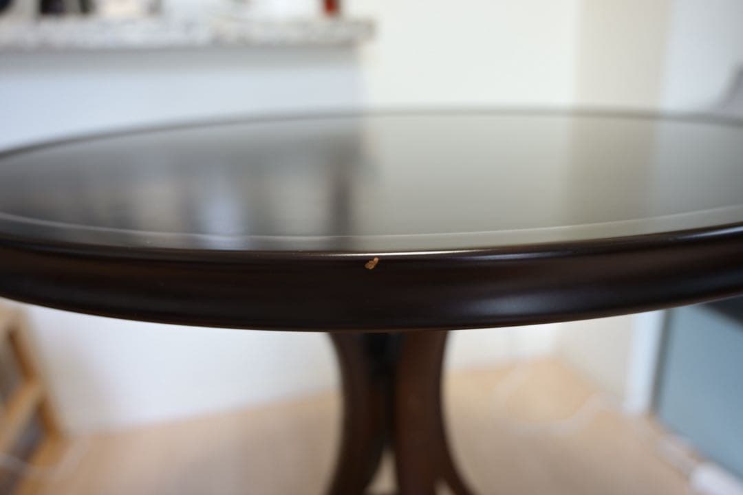 ミ*ナ様 大塚家具 秋田木工 ダイニングテーブル（丸）「T-130」 ナラ材／ブ