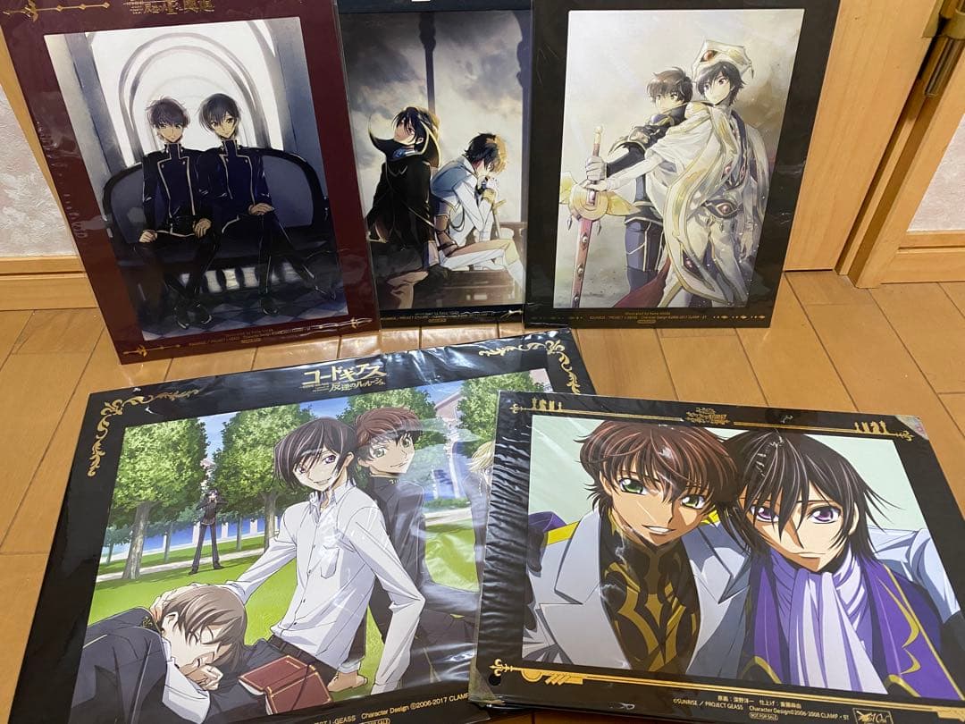 コードギアス 特典アートボード5枚セット