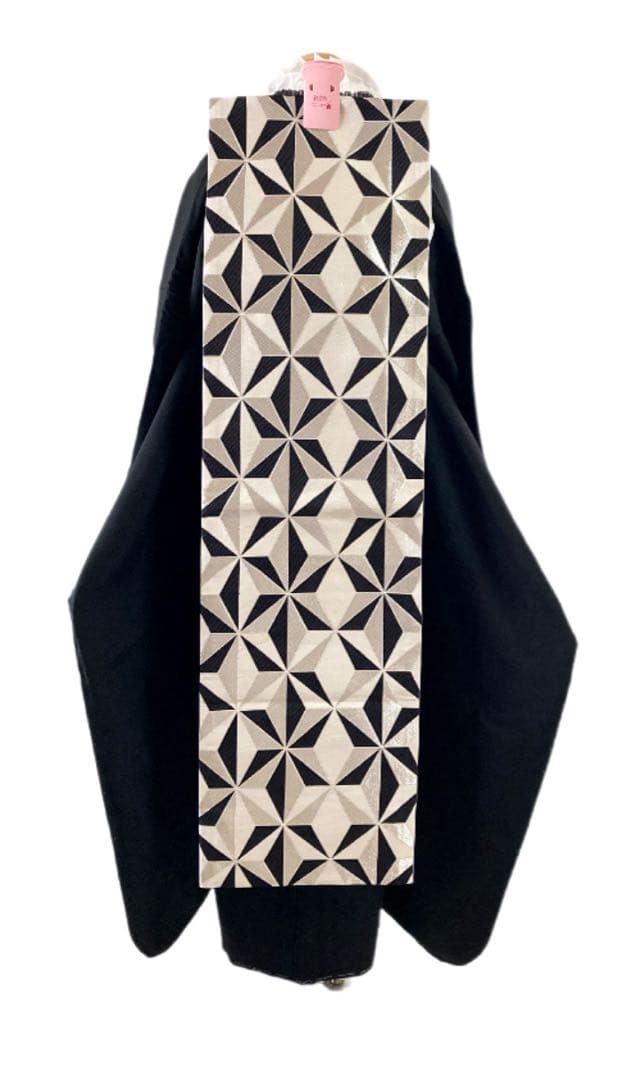 【専用ページ】　　正絹 振袖 フルセット 黒無地 モノトーン 漆黒M〜Lサイズ