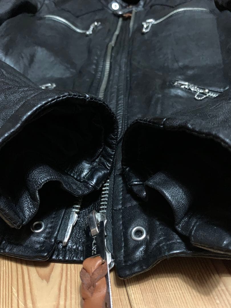 シングルライダースジャケットM美品