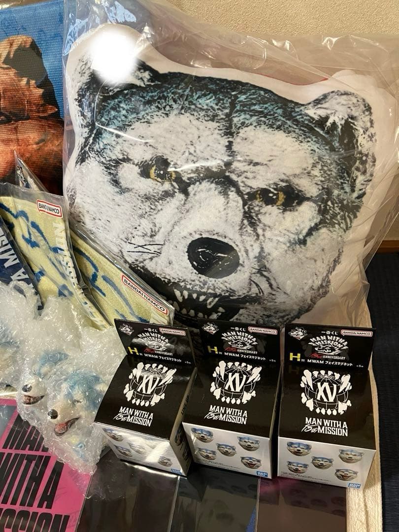 マンウィズ一番くじ　MAN WITH　ラストワン　フェイスマグネット他　全18点