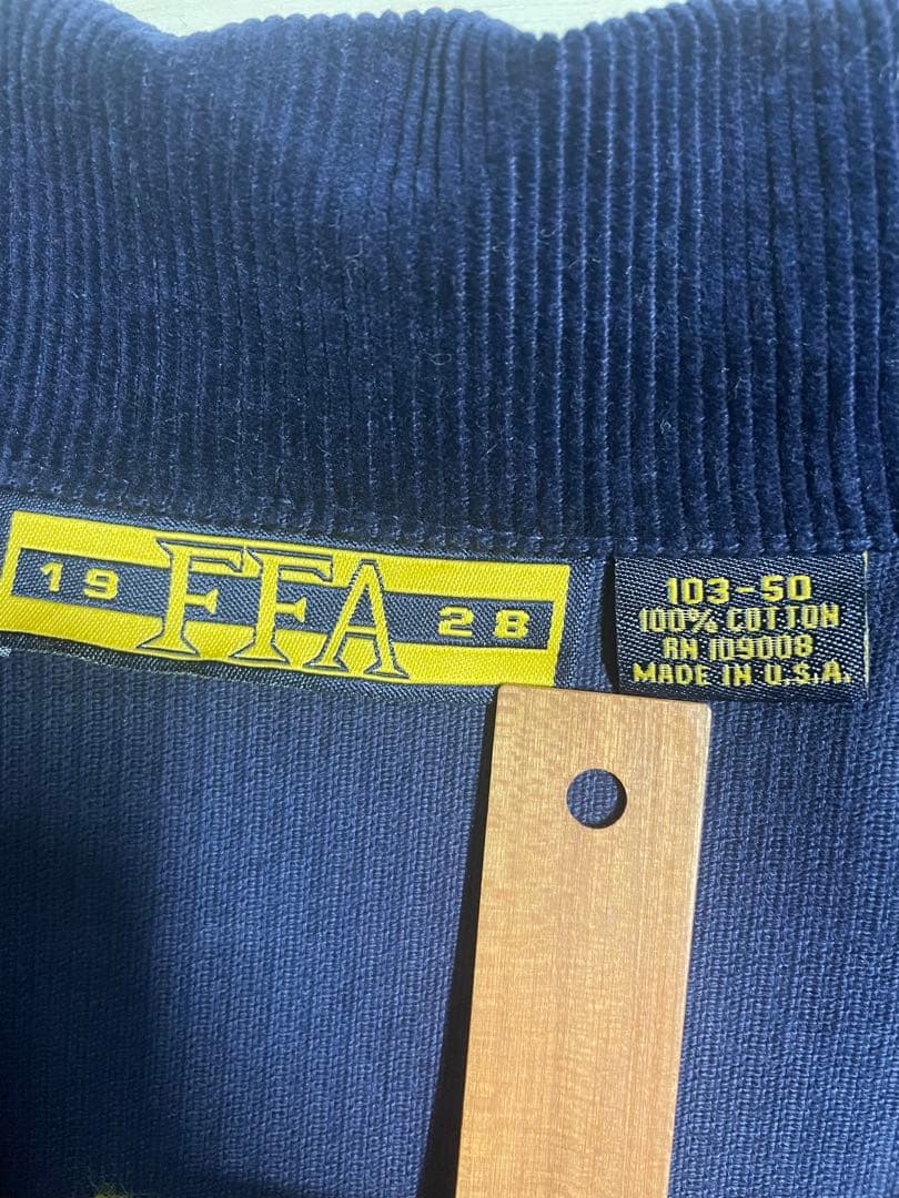 ★極美品★本物✨90s ~ 超濃紺　FFA ジャケット 　lot103-50