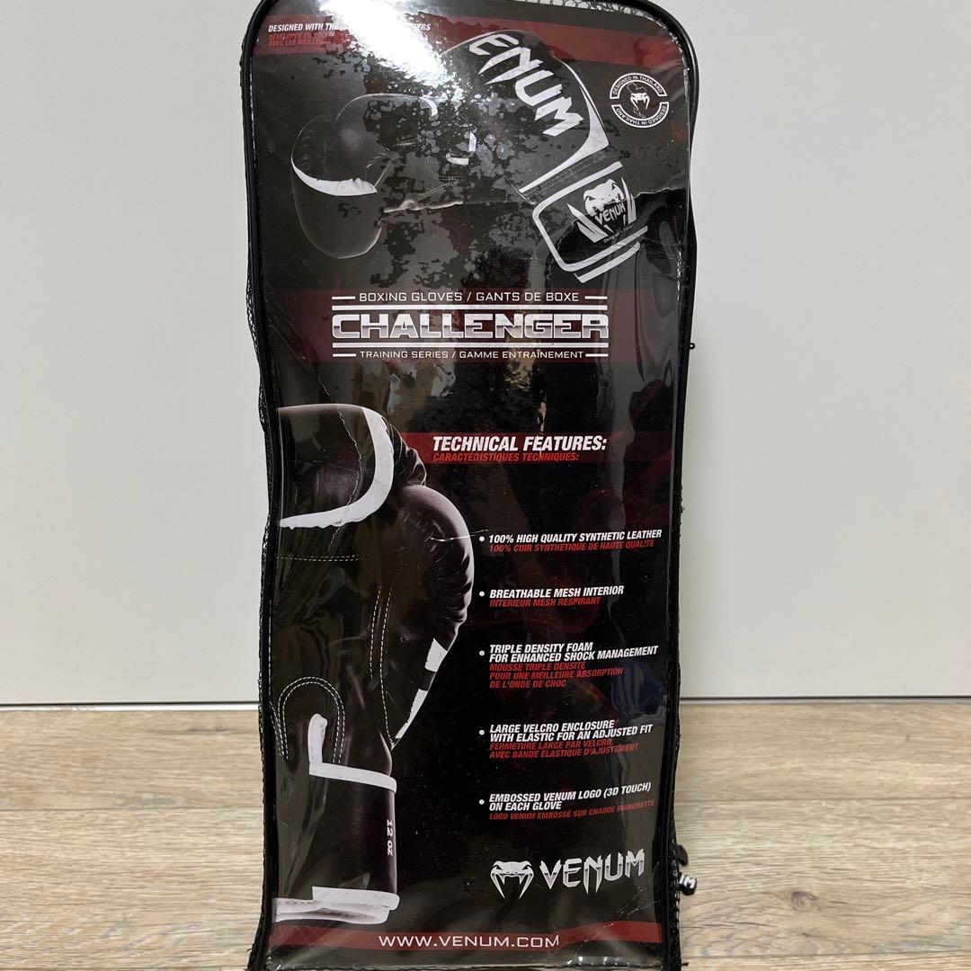 VENUM [ヴェヌム] ボクシンググローブ 16oz レッド ブラック