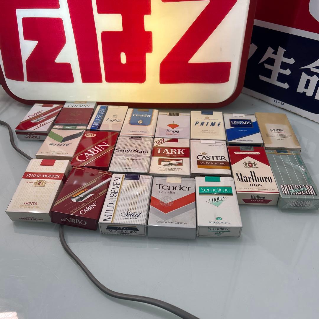 ☆昭和レトロ　たばこネオンサイン・　たばこ包装模型・たばこ看板☆