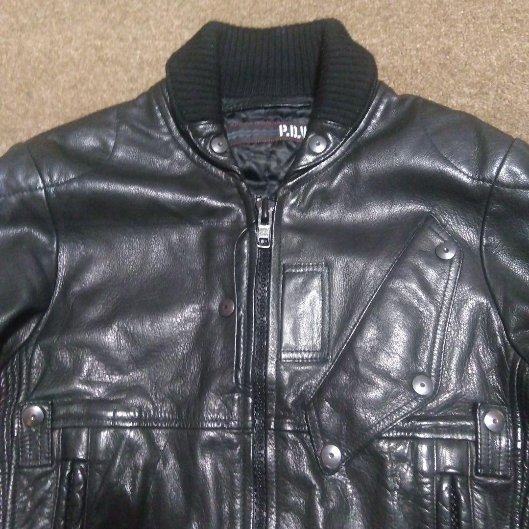 AVIREX アヴィレックス P.D.W. 牛革レザー スワットレザージャケット
