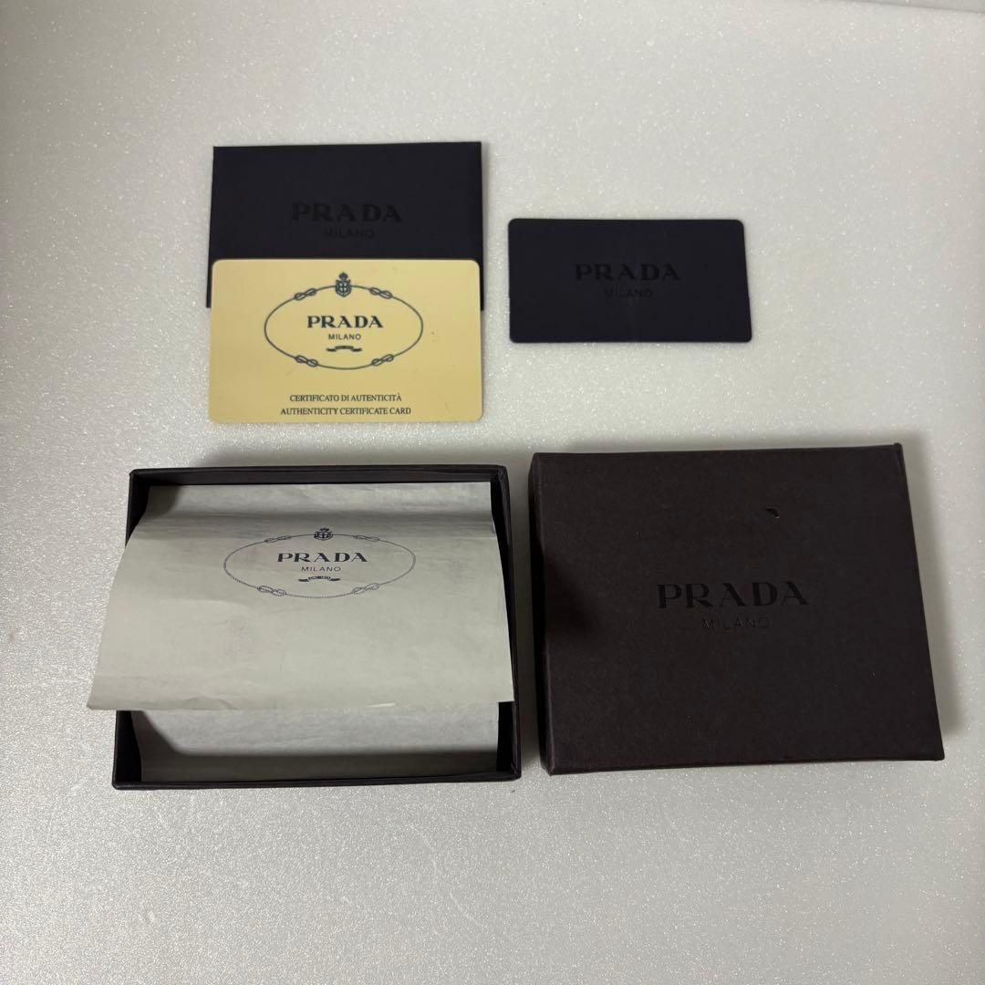 小物 10s prada archive leather key&card case