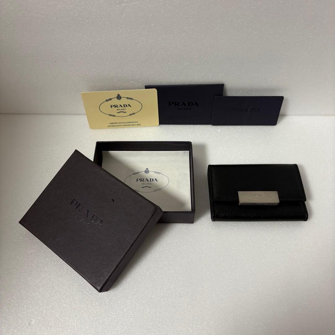 小物 10s prada archive leather key&card case