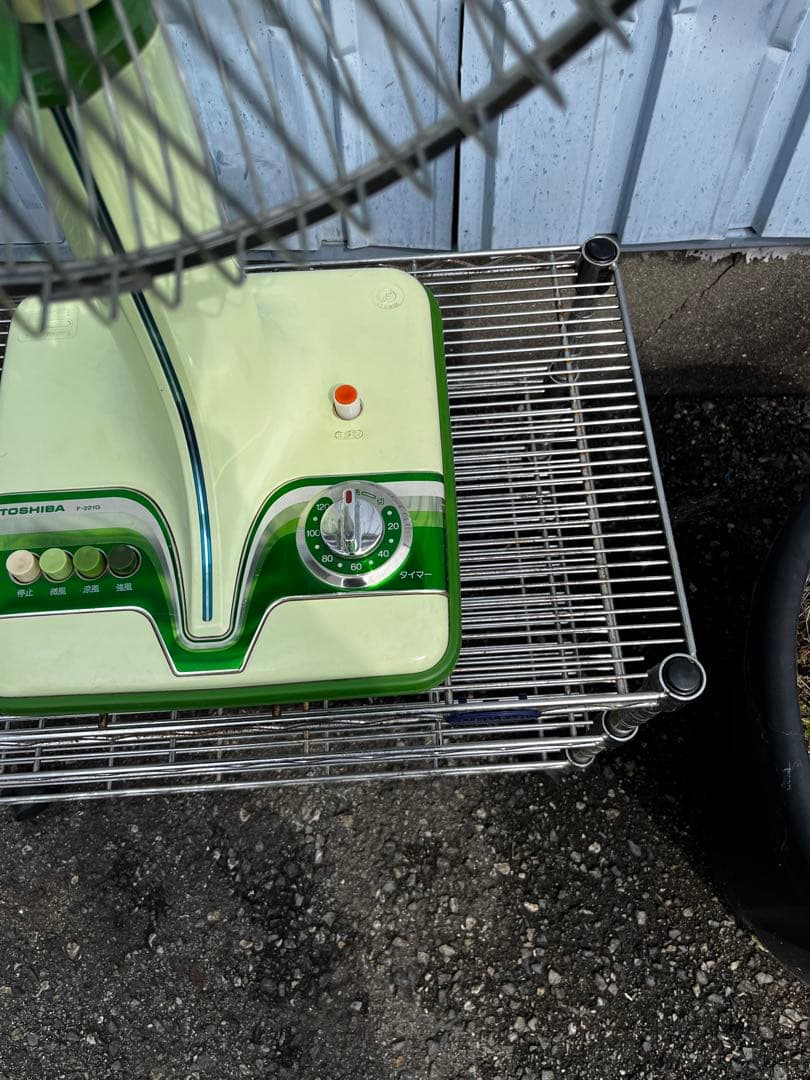 古着屋ゆう⭐️ 昭和レトロ　東芝TOSHIBA F-221G 扇風機　動作品