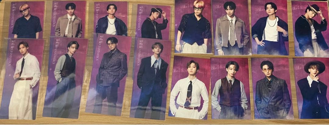 fantastics Tell Me クリアしおりとトレカ 全員 セット