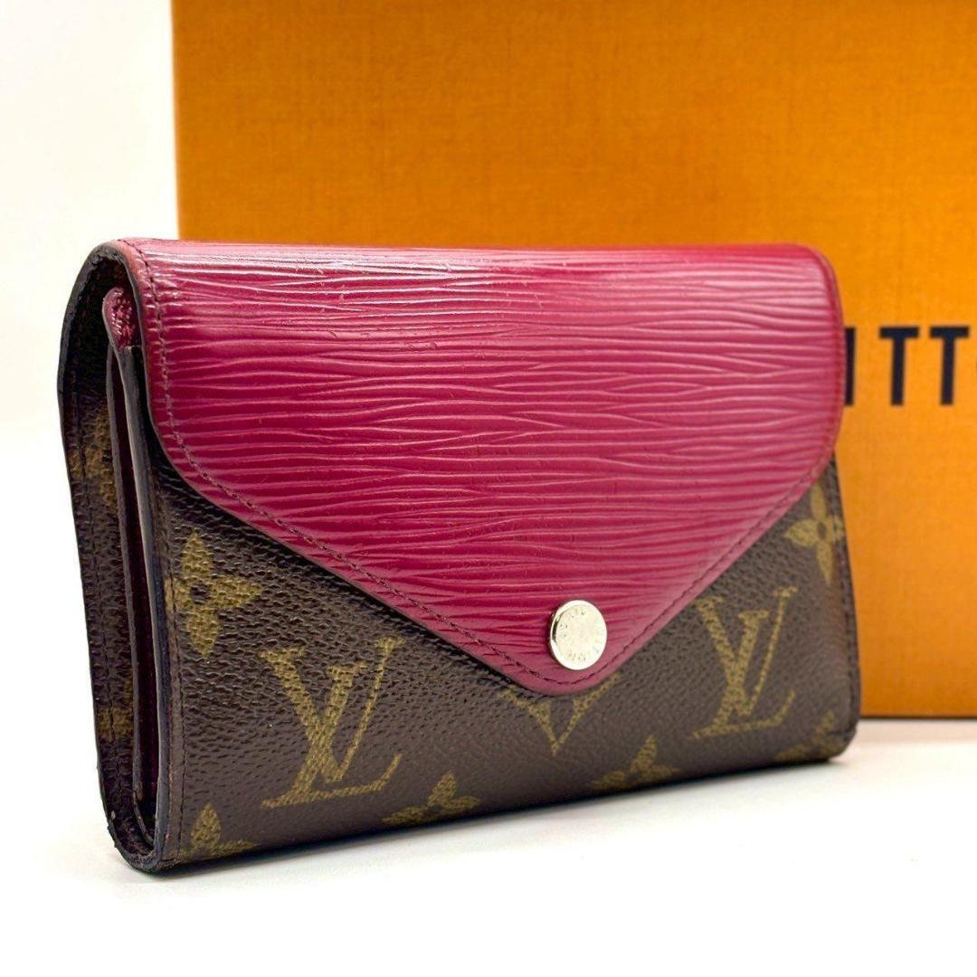 s*様 ルイヴィトン 三つ折り財布 モノグラム ポルトフォイユ・マリールー コン