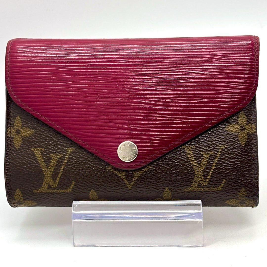 s*様 ルイヴィトン 三つ折り財布 モノグラム ポルトフォイユ・マリールー コン