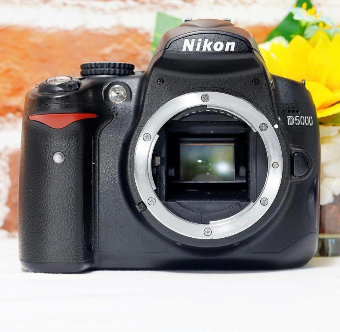 広角から中望遠まで✨Nikon D5000✨反転液晶✨スマホ転送OK✨動画もOK