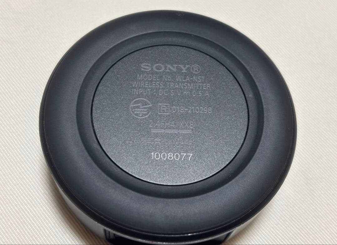 SONY ネックスピーカー（SRS-NS7）ダークグレー