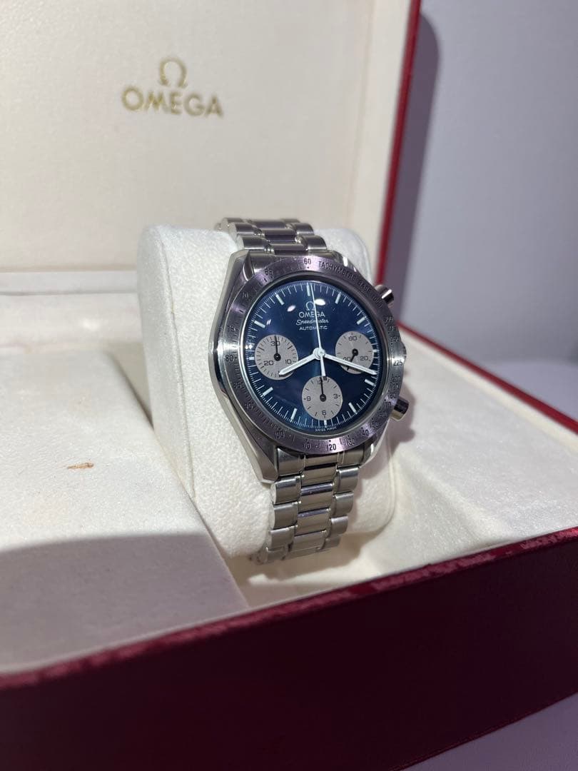 OMEGA オメガ スピードマスター 日本限定 3510.82 自動 青 パンダ