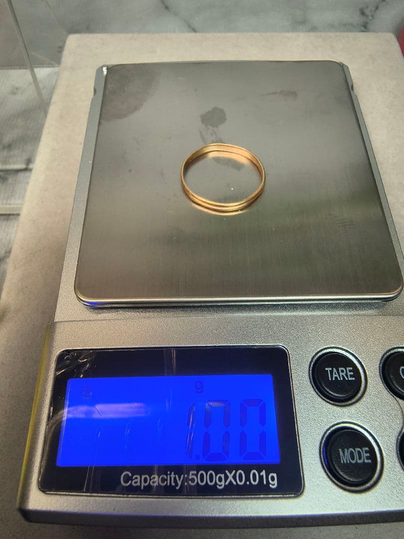 ✨K18✨リング✨刻印あり✨1.0g✨