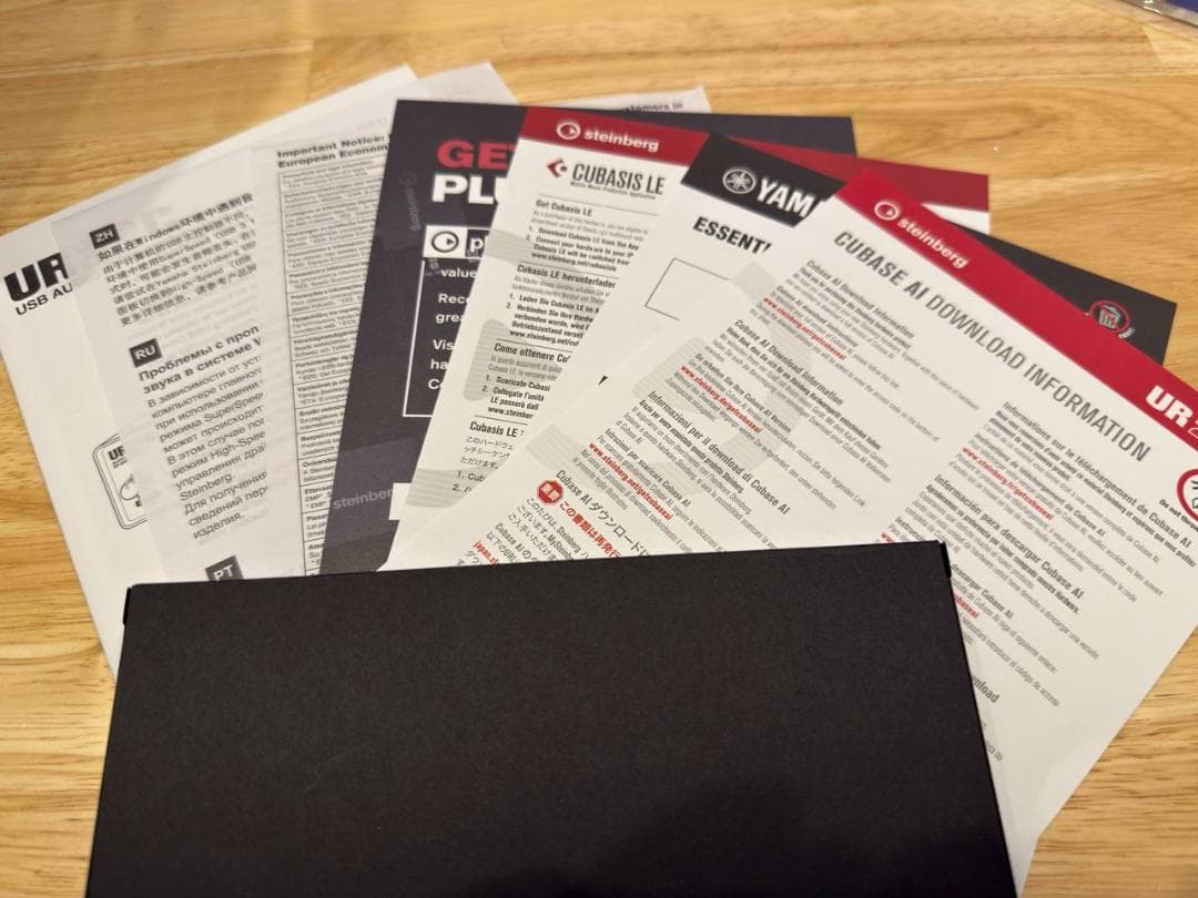 新品同様 steinberg UR22C USBオーディオインターフェイス