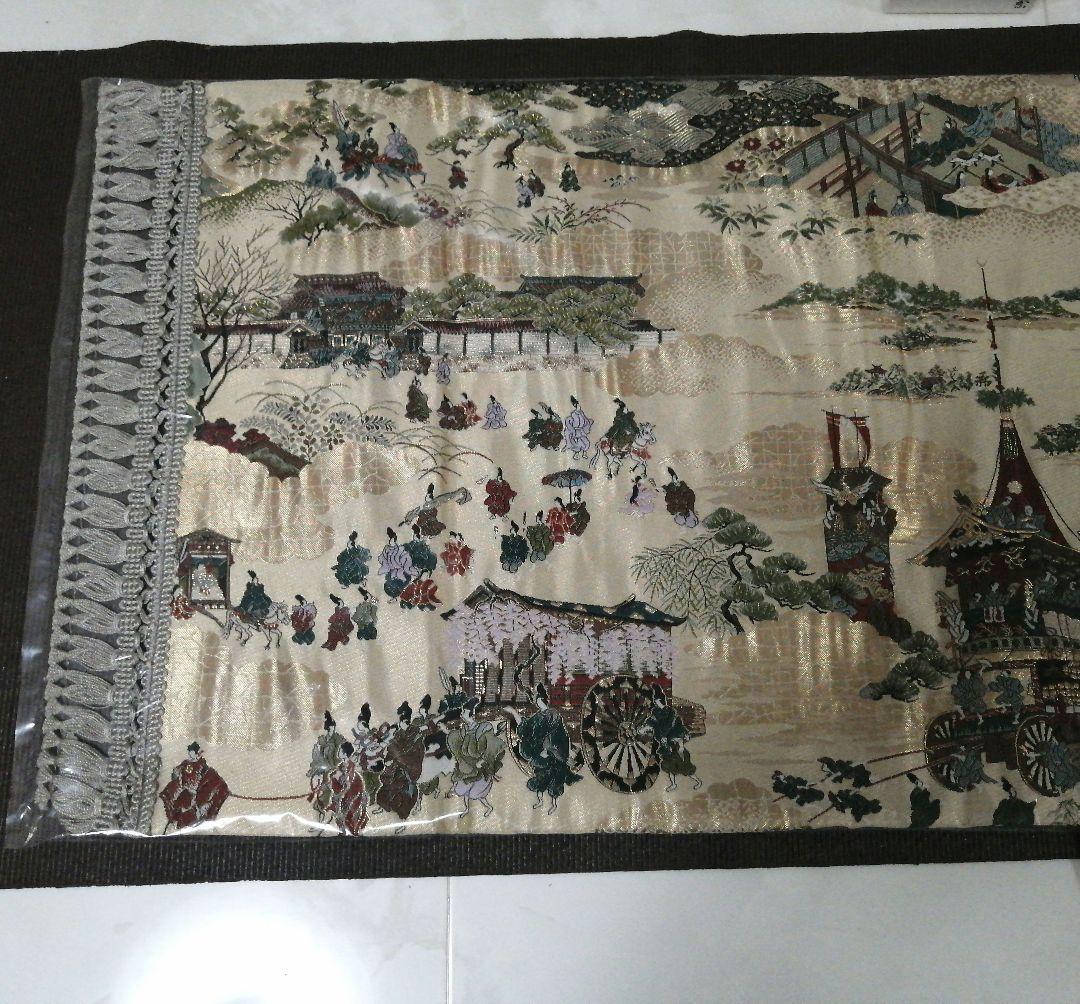 新品　西陣織　テーブルセンター　京都三大祭　葵祭▪祇園祭▪時代祭　匿名配送