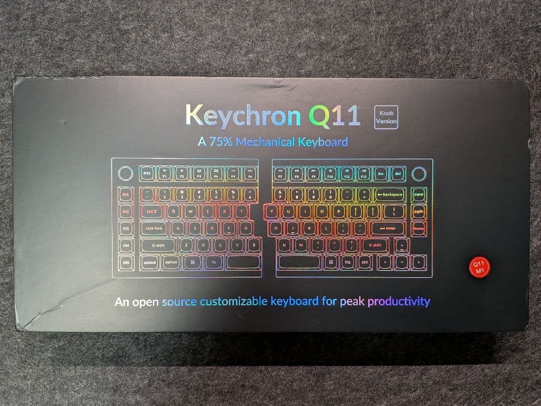 Keychron Q11 QMK カスタムメカニカルキーボートUS ANSI配列