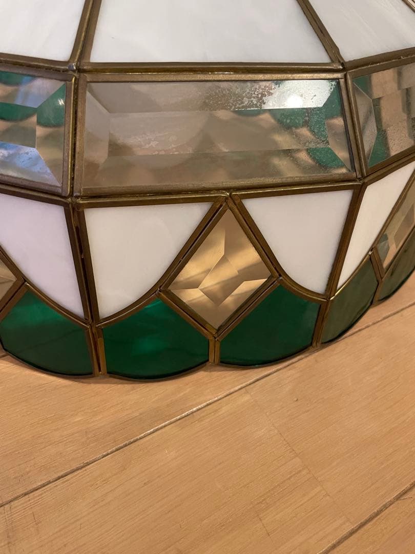 ヴィンテージ　シーリングライト ステンドグラス　天井照明　レトロ　アンティーク