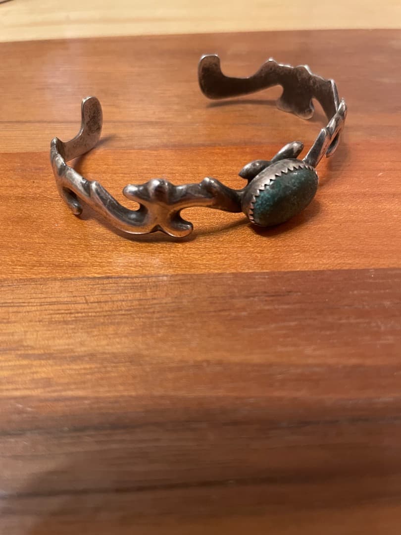 ナバホ　ターコイズ バングル Navajo sterling silver925