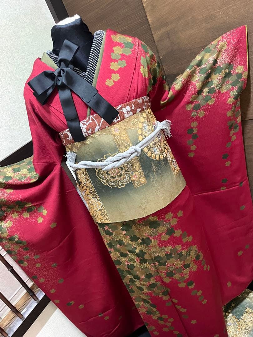 振袖フルセット6点サイズM〜L正絹西陣袋帯売り切り終了