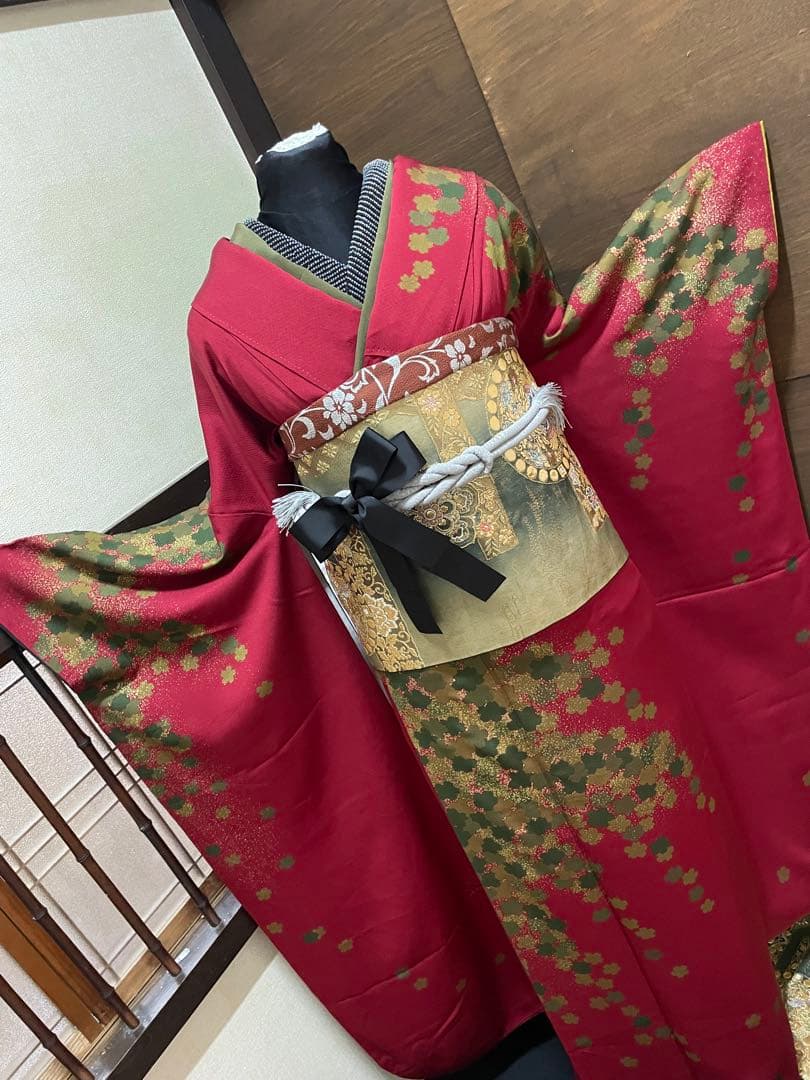 振袖フルセット6点サイズM〜L正絹西陣袋帯売り切り終了