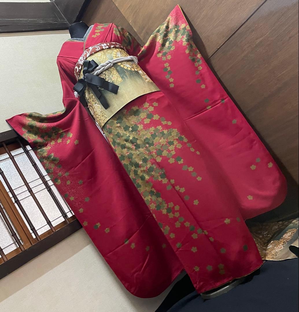 振袖フルセット6点サイズM〜L正絹西陣袋帯売り切り終了