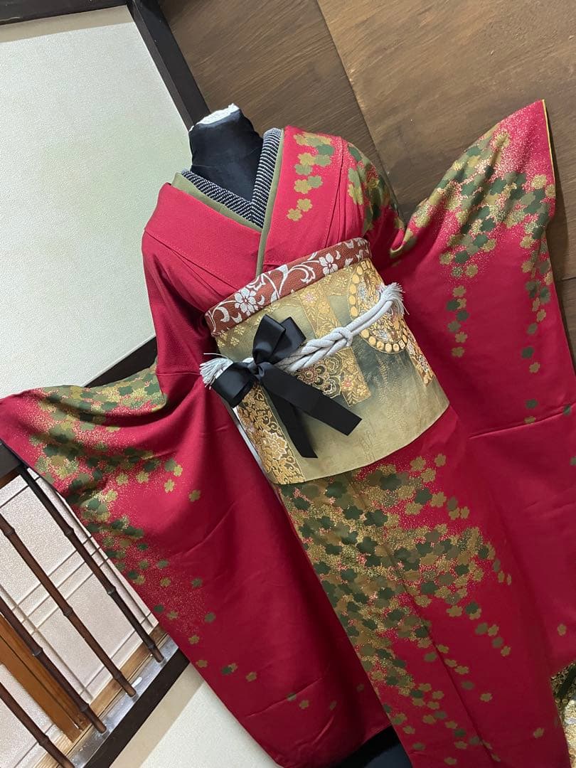 振袖フルセット6点サイズM〜L正絹西陣袋帯売り切り終了