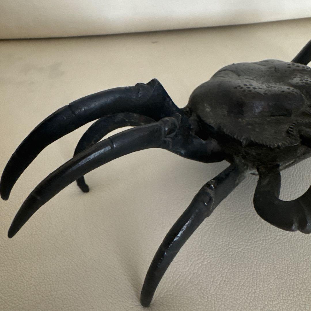 蟹　カニの置物　金属製　レトロ