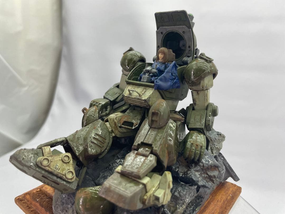 ウエーブ スコープドッグ　いつもあなたが　むせるレジンジオラマ　1/35