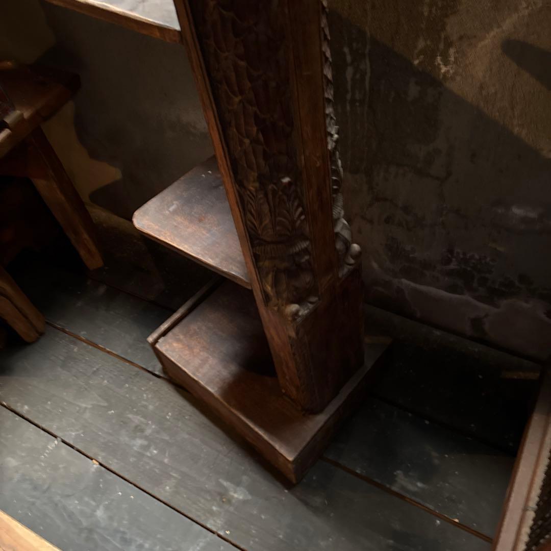 インド彫刻ラック