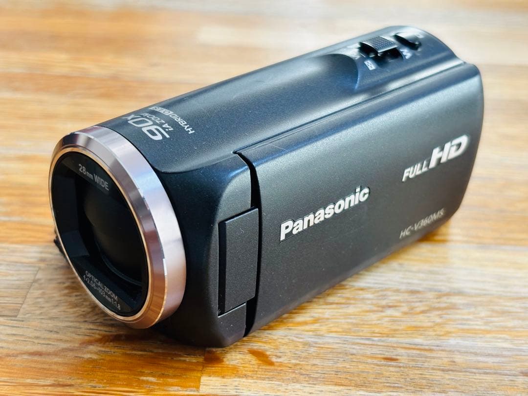 美品 Panasonic HC-V360MS ビデオカメラ 本体 SDカード付き