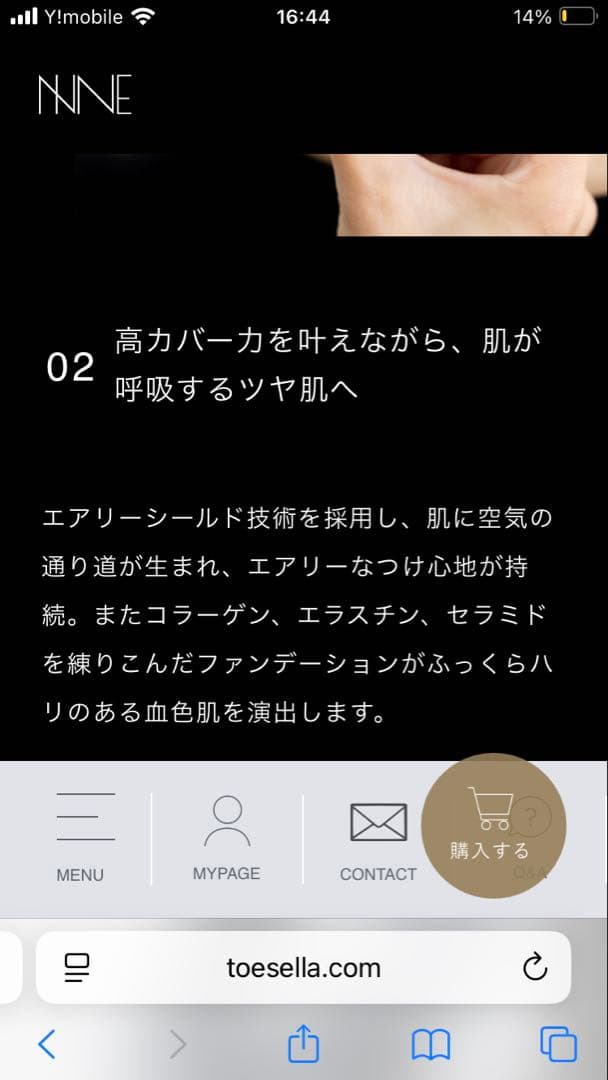 NNE グラインディングファンデーション ライトベージュ　新品2個セット