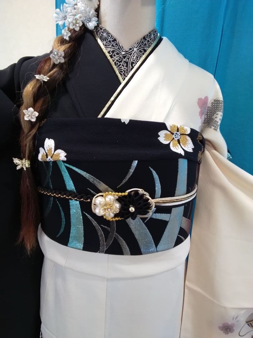 振袖フルセット、正絹振袖、半襟重ね衿、帯揚げ帯締め、西陣袋帯、襦袢、ガード加工