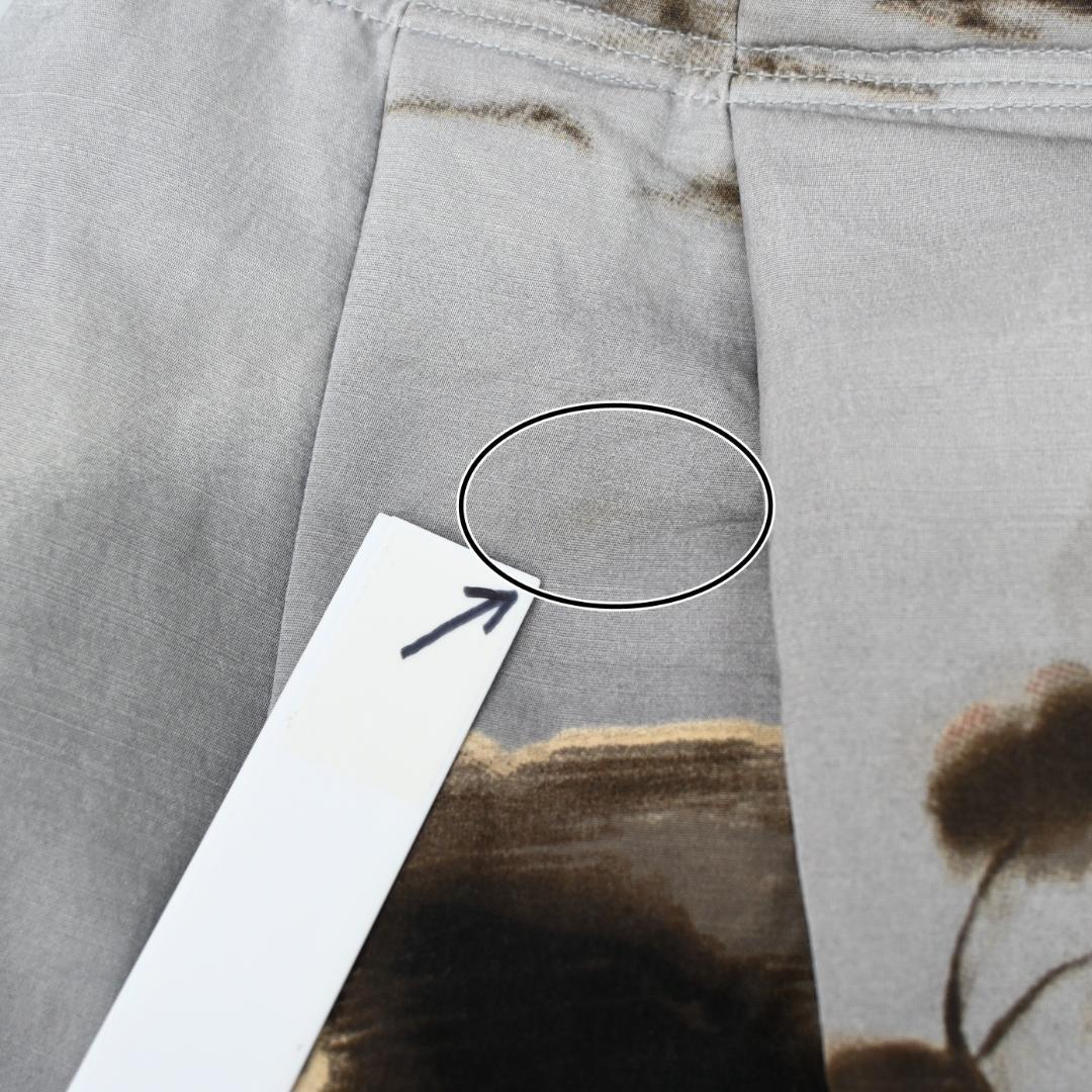 ■ 46242★夏 PRADA プラダ スカート グレー 風景柄 38