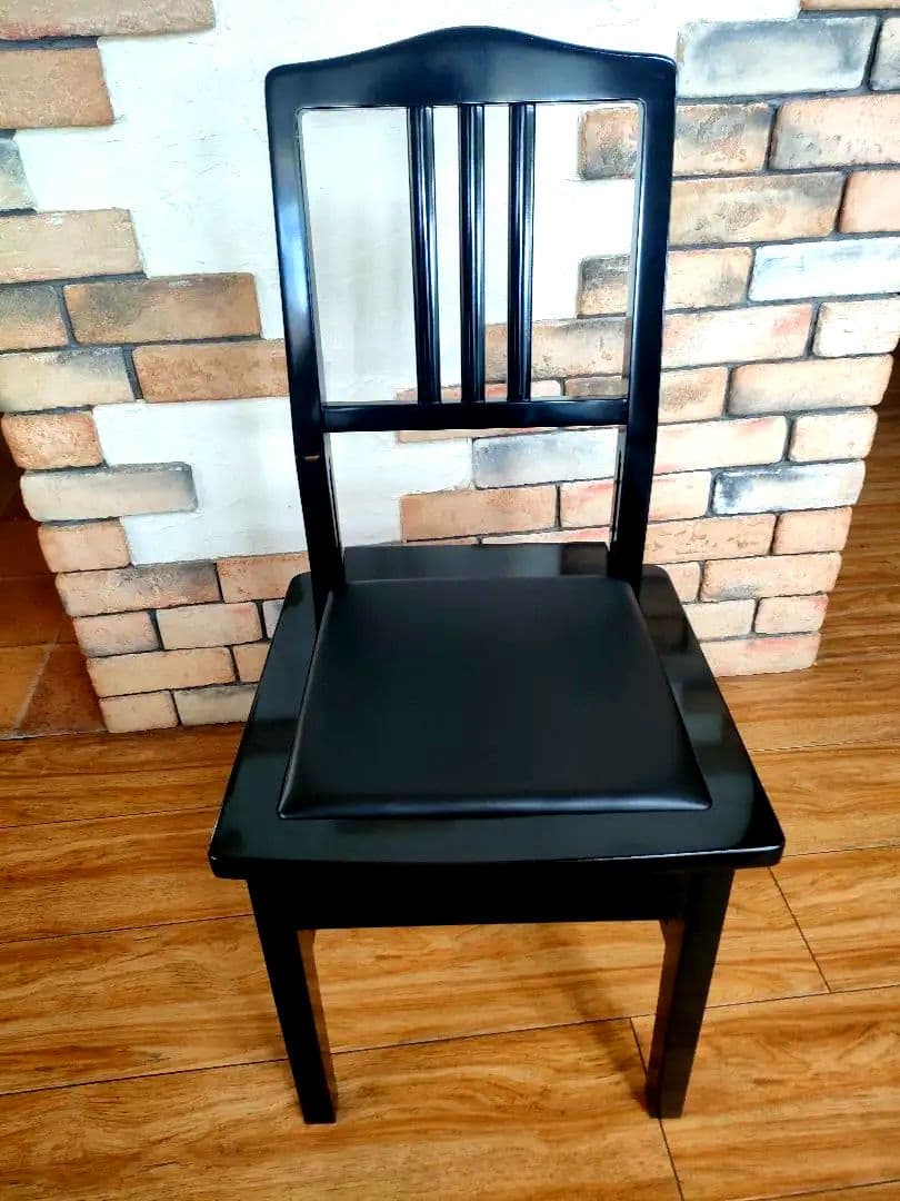 美品　YAMAHA NO.5 (PI5)　グランドピアノ椅子　ブラック