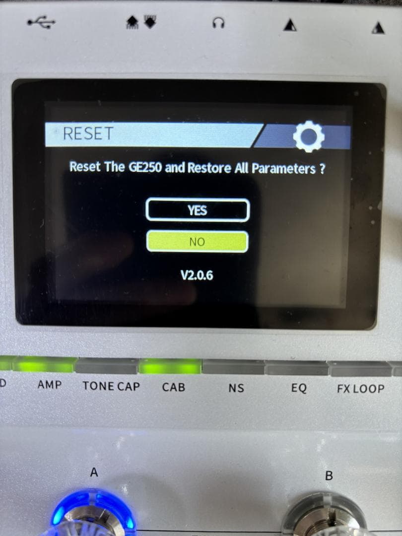 【ほぼ新品】Mooer GE250 箱、マニュアル、その他ケーブル付属