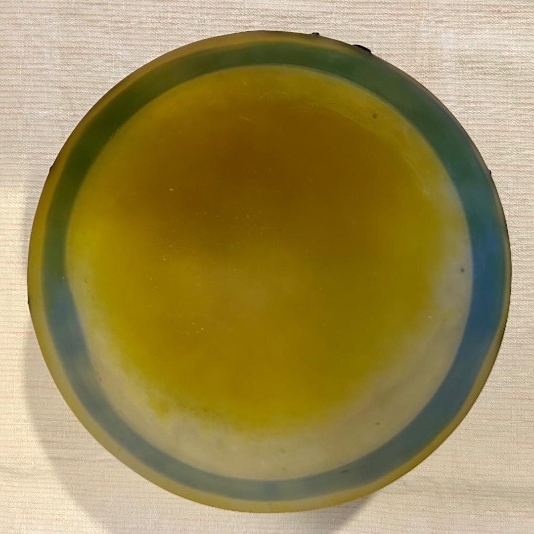 CONTI品　エミール ガレ Galle サイン入り ガラス 花瓶 骨董